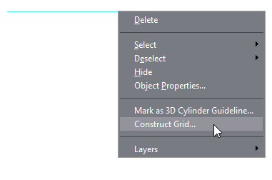 Constructing grid on a line