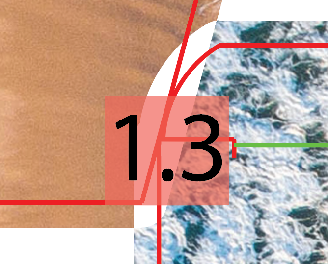 Conflict Zone as Shown in the Document Window Conflict Zone as Shown in the Document Window